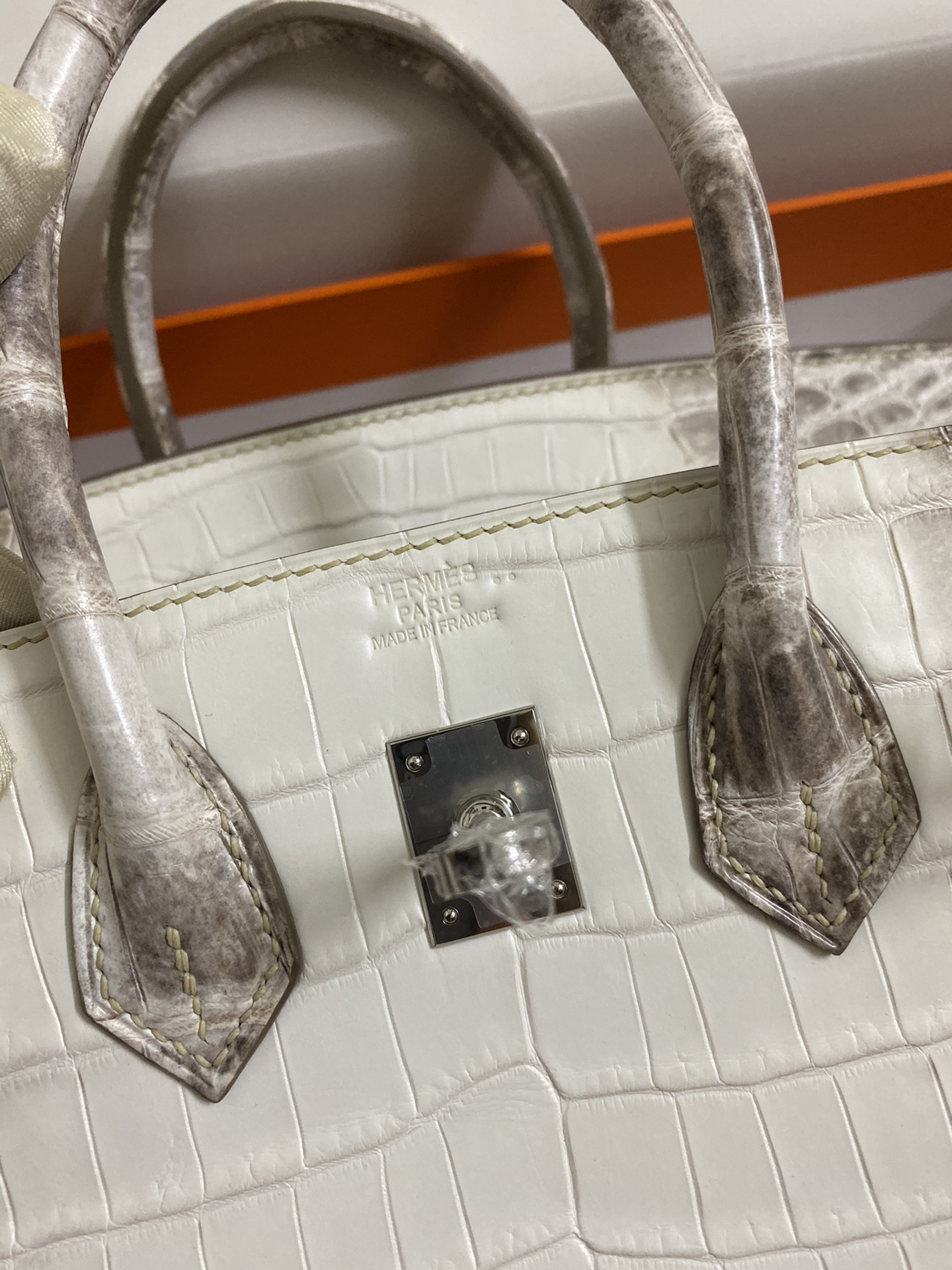 Hermes Himalayan Birkin 25CM Niloticus Crocodile Skin